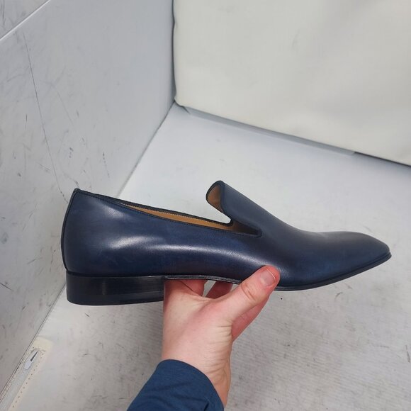 Christian Louboutin MENS Dandelion Navy Blue Leather Loafer Shoe main image 7